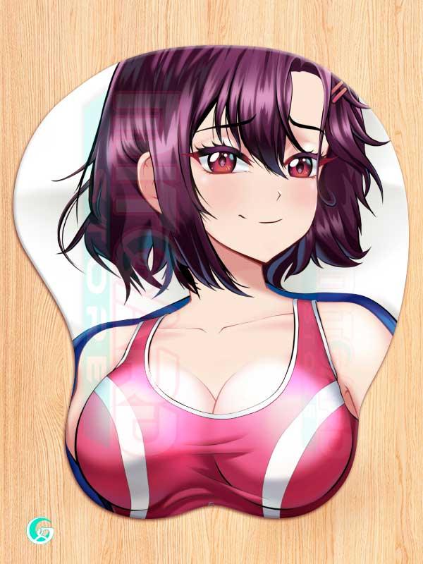 Shizuka Mikazuki 3D Mouse pad with Gel Wrist rest